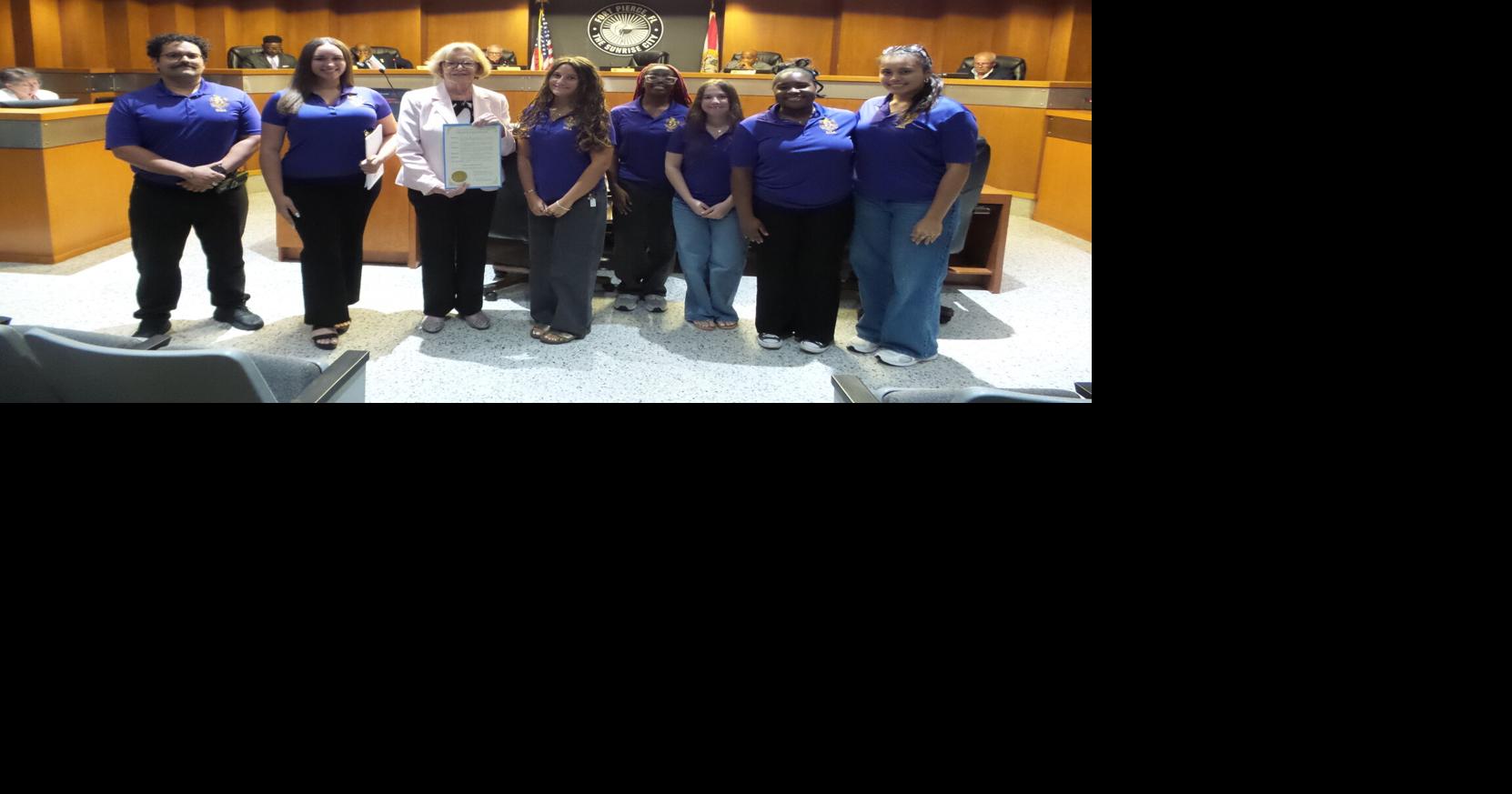 Students take the lead in Fort PierceCity honors Fort Pierce Central student leaders for boosting school spirit and student voices on campus