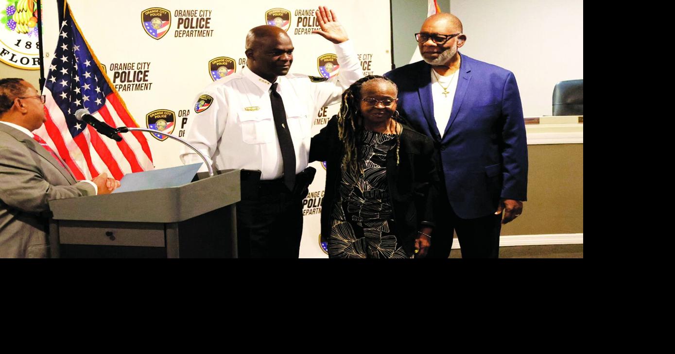Orange City swears in its first African American police chief | Local ...