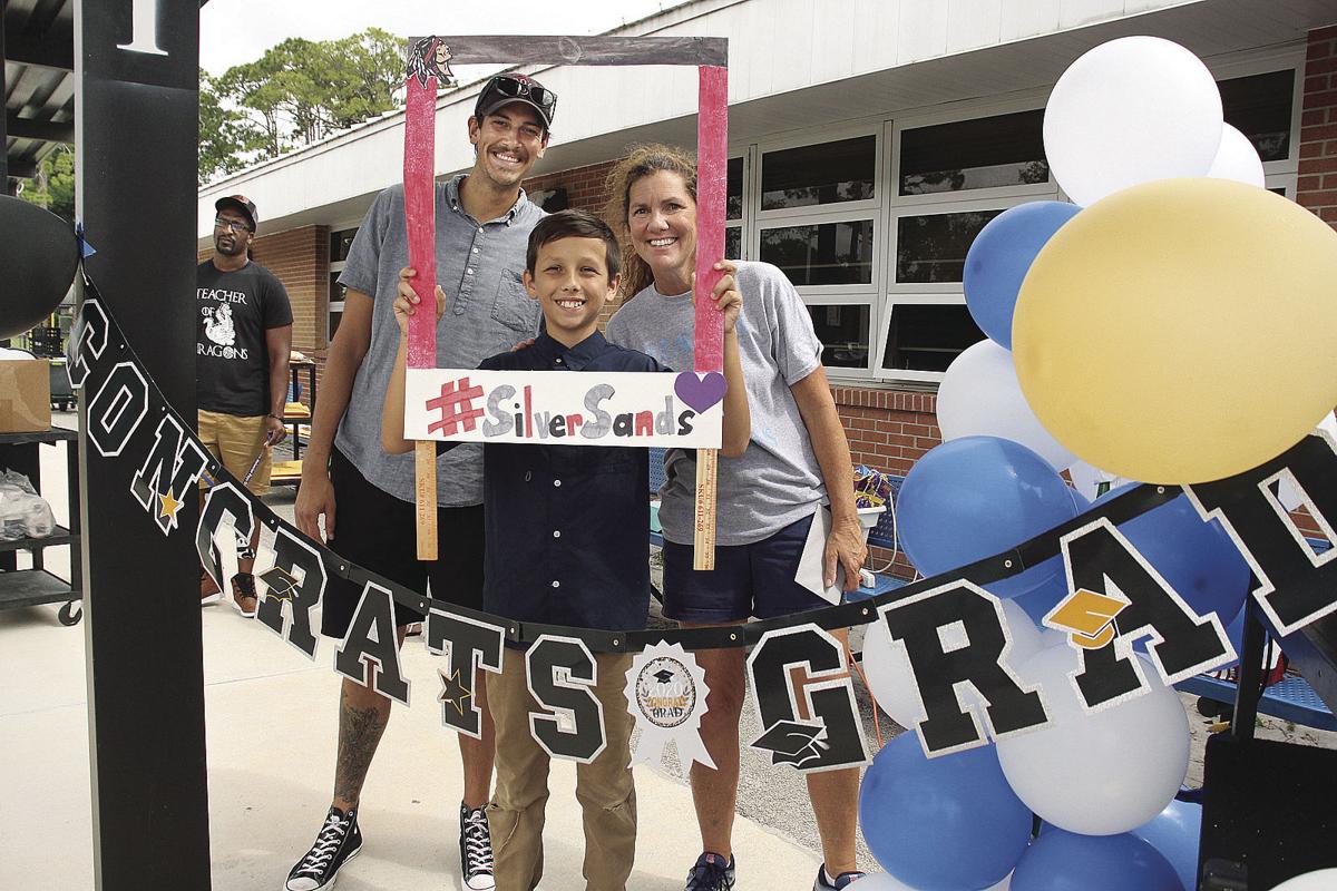 Drivethru Graduation for 5th Graders at South Daytona Elementary