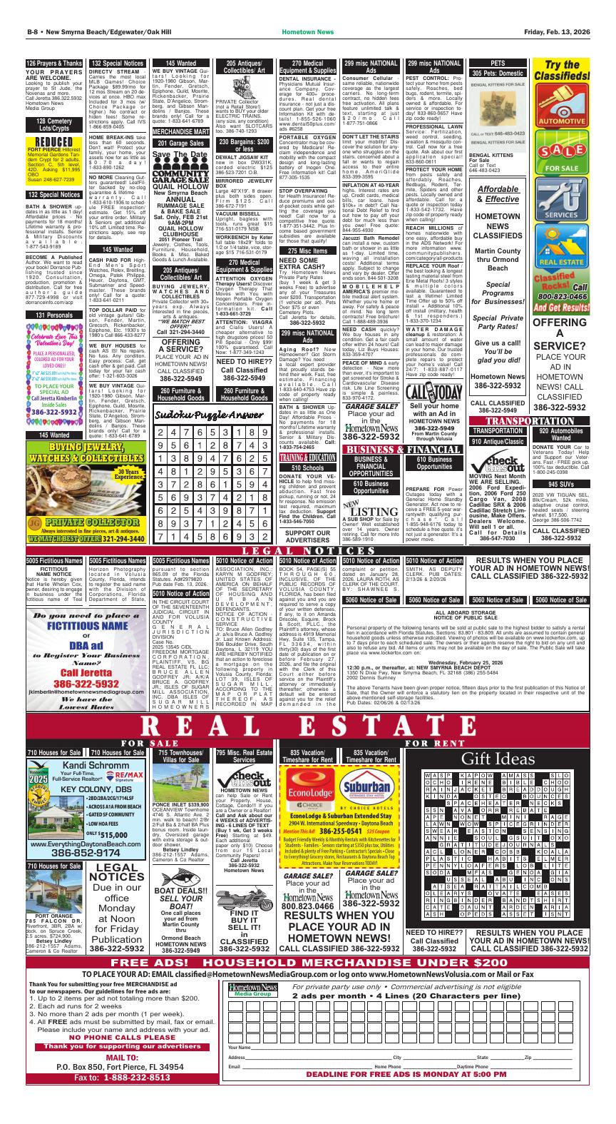 Page B_008 | e-Edition | hometownnewsvolusia.com display picture 1
