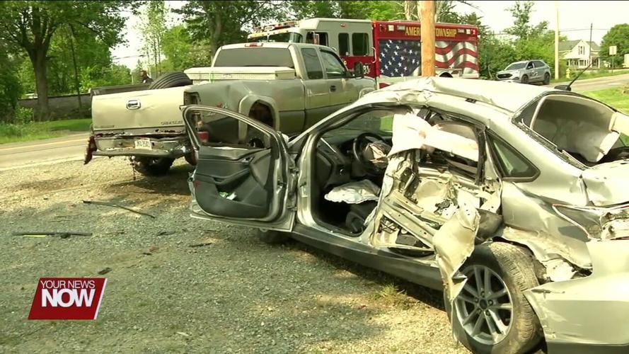 Driver seriously injured in a single-vehicle crash on Piquad Road