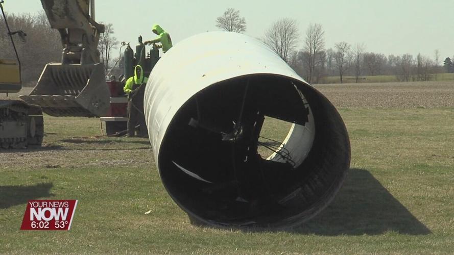 Fire damages wind turbine on ONU campus