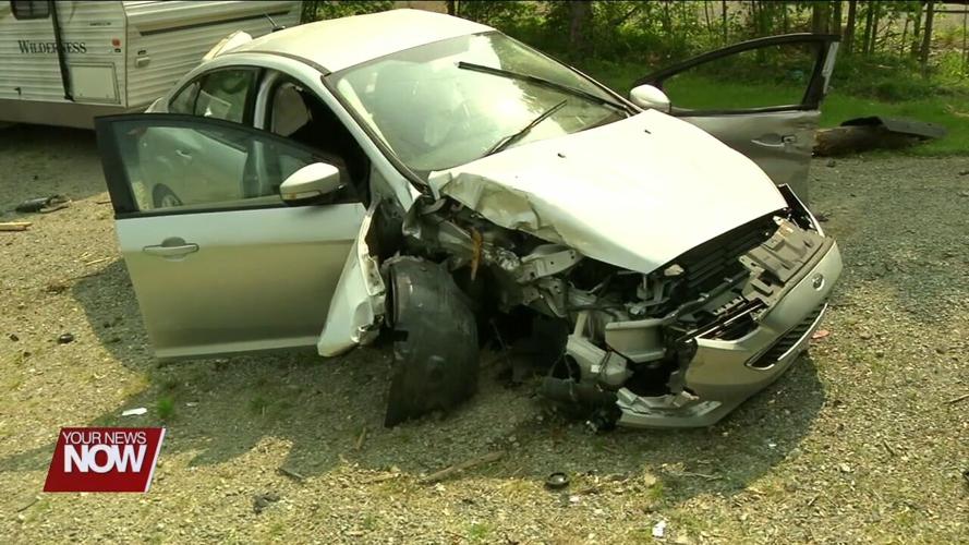 Driver seriously injured in a single-vehicle crash on Piquad Road