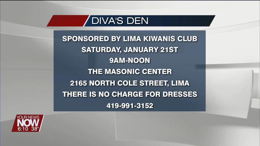 Free prom dresses are available this Saturday through Lima Kiwanis Club's Diva's Den