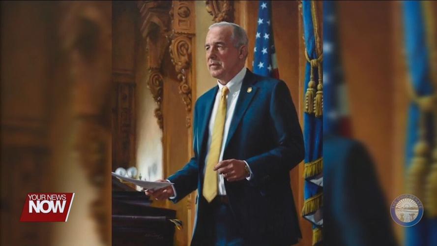 Portrait of Ohio Senate President Matt Huffman is unveiled in Columbus