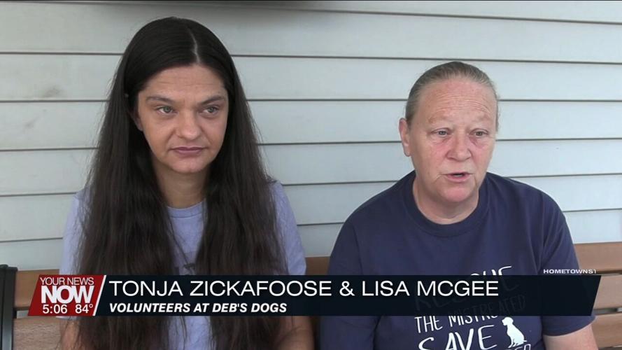 Volunteers from Deb's Dogs chat with kids at Cairo library about animal rescue and responsible ownership