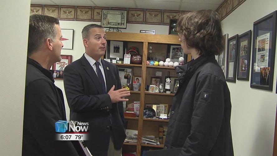 Future Leadership Exchange student from Ukraine visits Allen County Commissioner's Office