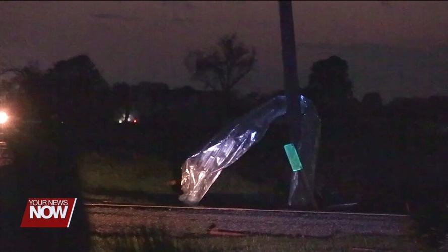 Likely tornado tracks throughout Mercer County and Auglaize County causing damage