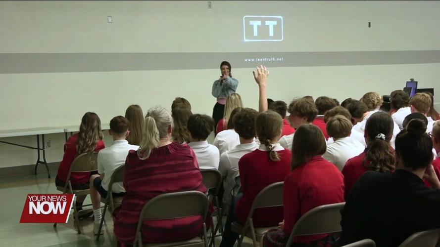 Students learning how to take care of their mental health as part of Positive Addiction Week