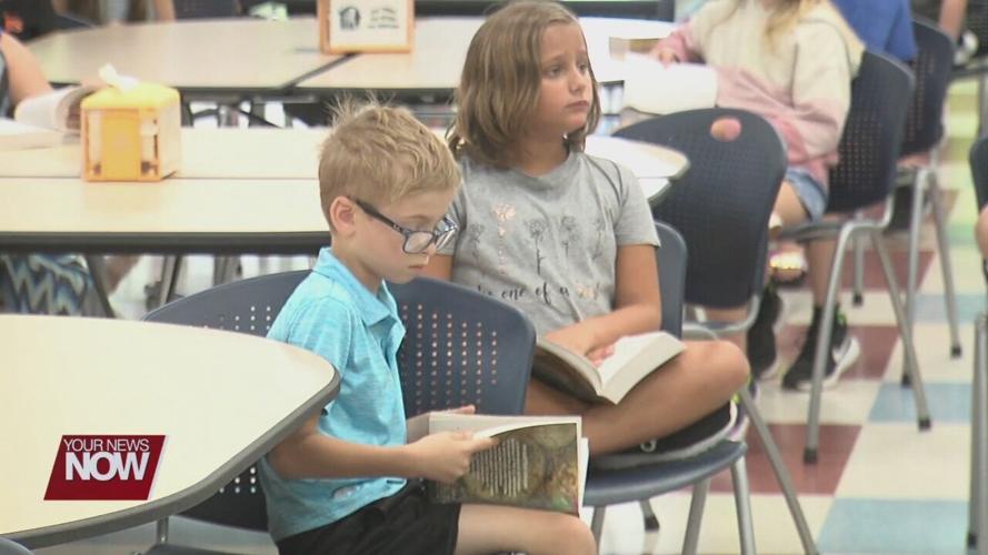 St. Marys Rotary Club hands out dictionaries to third grade students