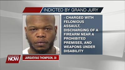 Thompson indicted on multiple charges stemming from a March 2023 shots fired incident