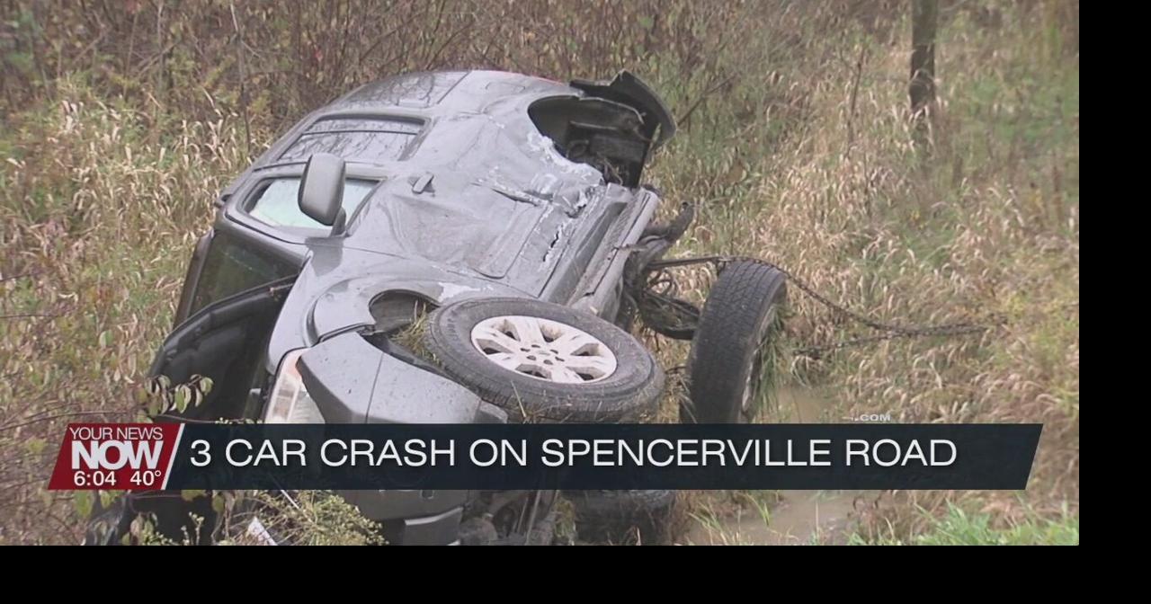 3 vehicle crash at intersection of Defiance Trail and Spencerville Road