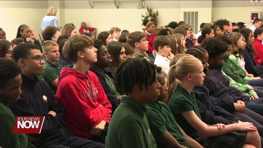 Students learning how to take care of their mental health as part of Positive Addiction Week