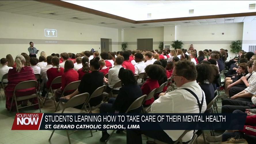 Students learning how to take care of their mental health as part of Positive Addiction Week