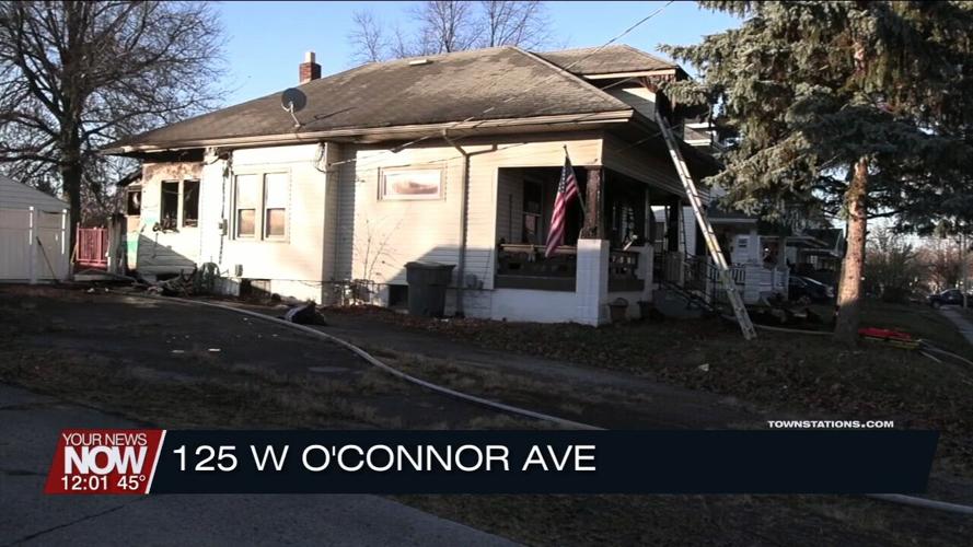 Tuesday morning house fire on W. O'Connor causes extensive damage to home
