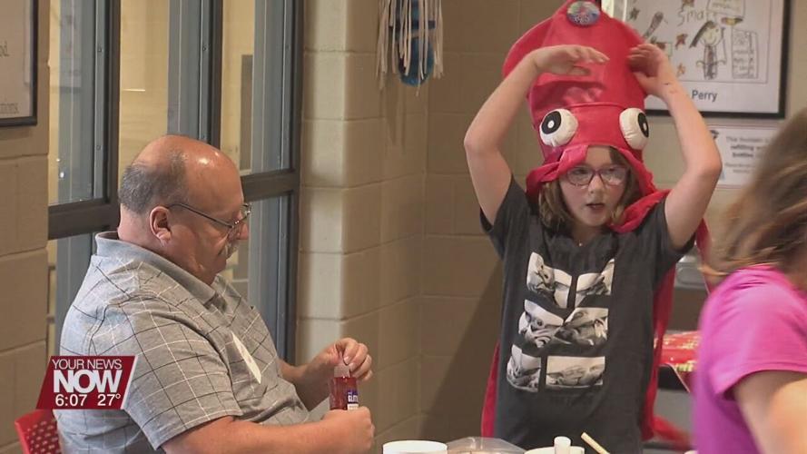 Christmas Party held at Perry Elementary for students who have lost a parent of sibling
