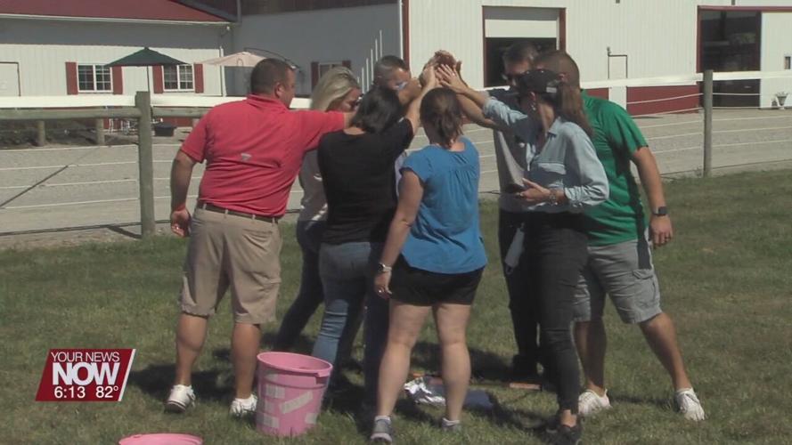 Allen Lima Leadership work on team-building at Fassett Farm