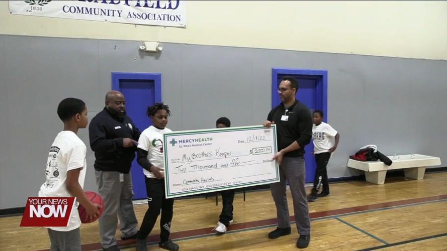 Mercy Health-St Rita's makes donation to My Brother's Keeper