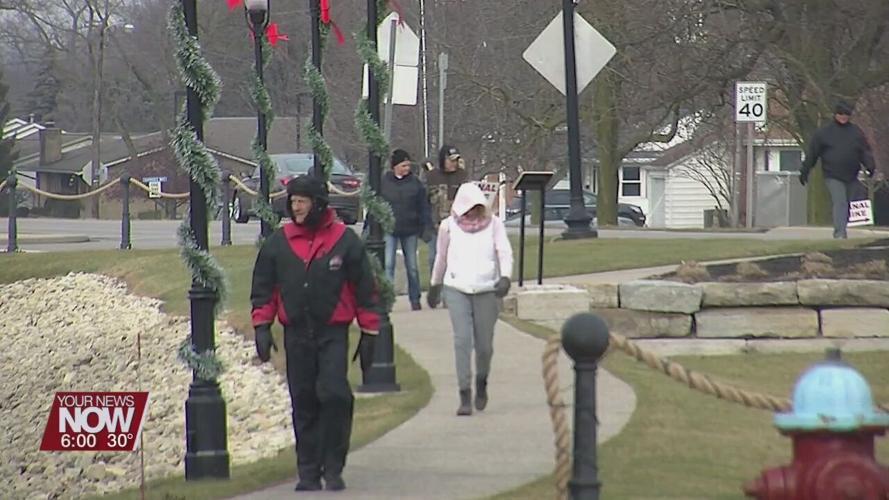 Great day for a winter hike along Miami Erie Canal