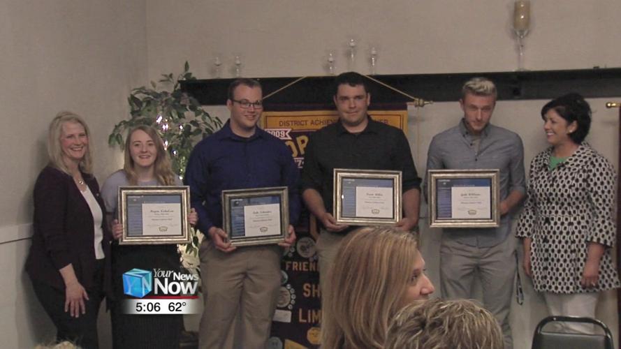 Shawnee Optimist Club honor Shawnee high school teacher 1.jpg