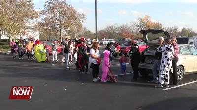 BBBS of West Central Ohio welcoming area youth with trunk-or-treat event