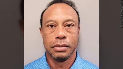Tiger Woods mugshot 3/27/26