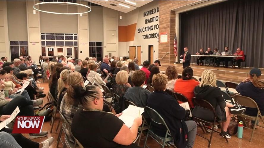 Elida residents address school board on the district's financial situation