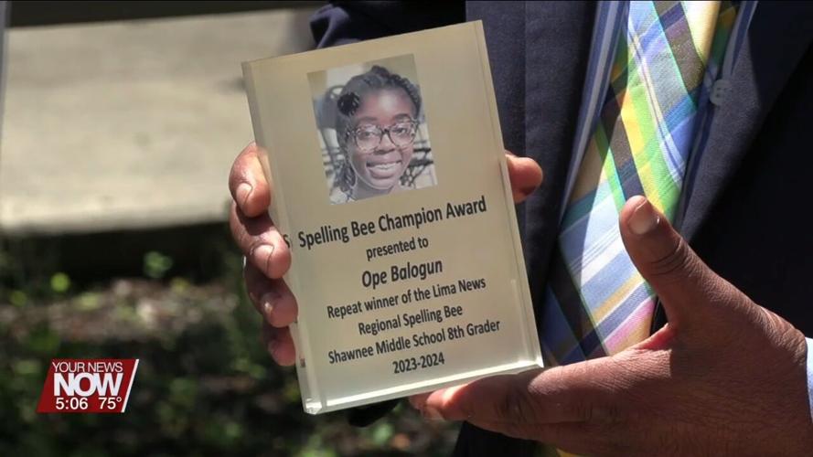 Shawnee's Ope Balogun excited to represent the Lima area again in National Spelling Bee