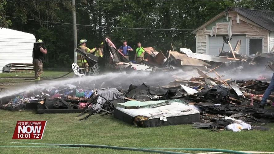 Waynesfield home total loss after several local fire departments battle blaze