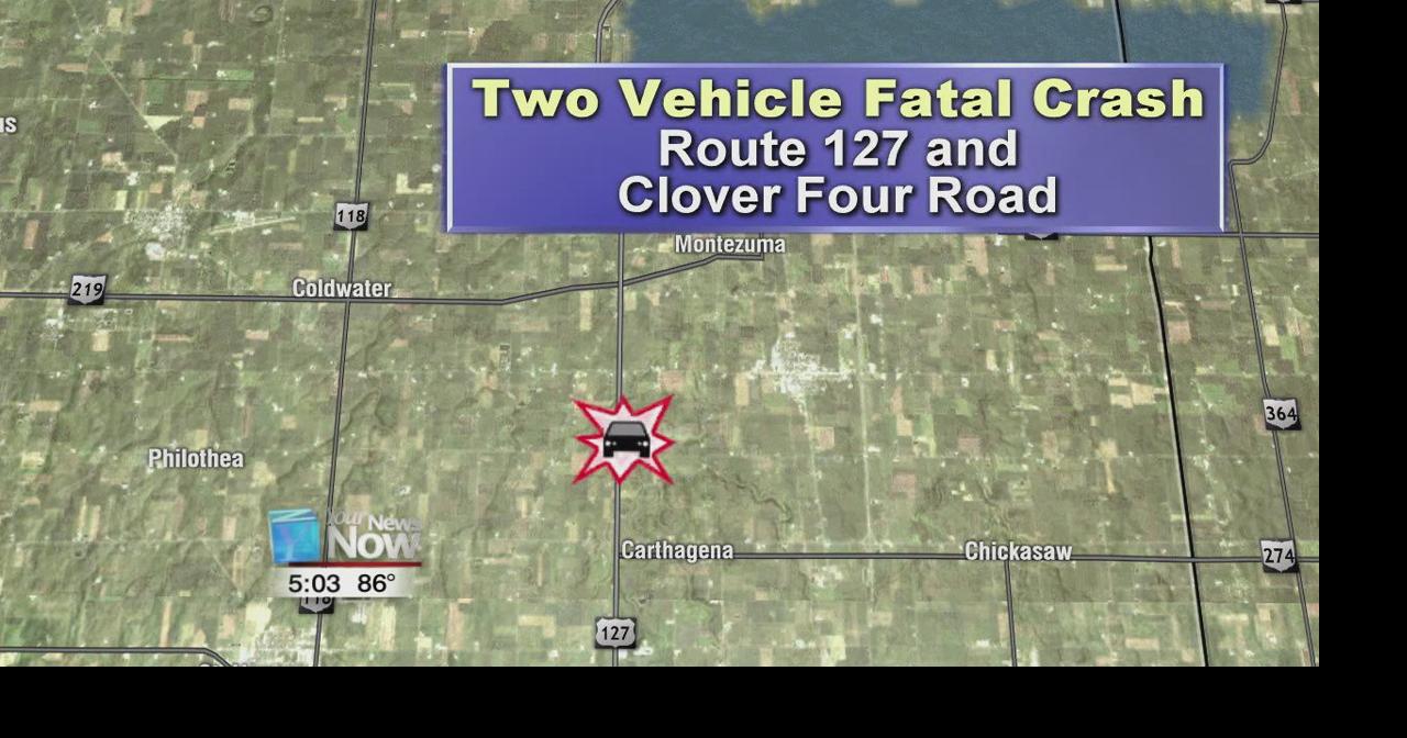 A Botkins man has died after a two vehicle accident in Mercer Co