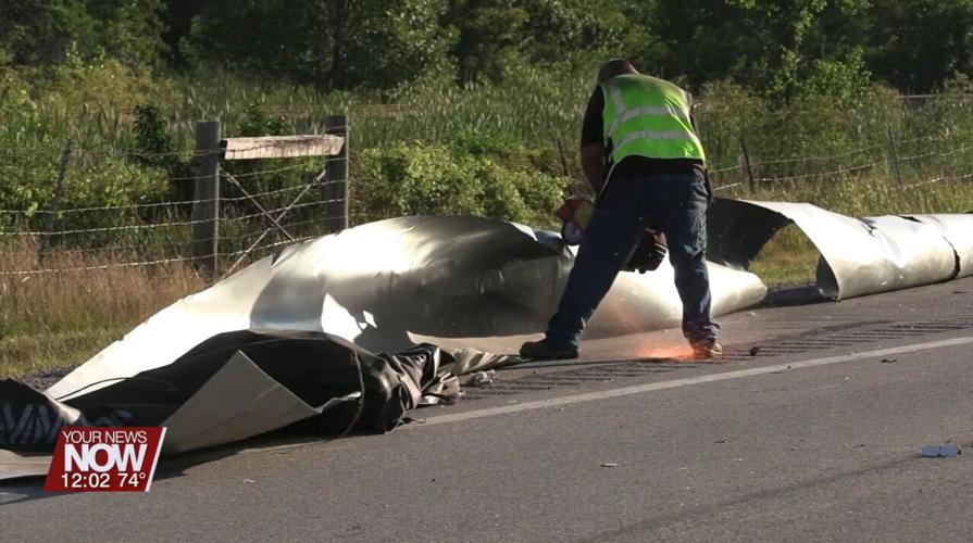 State patrol investigates semi rollover crash on I-75