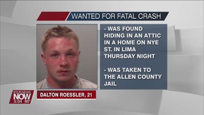 Man wanted for a Monday fatal crash, found hiding in attic of a Lima home