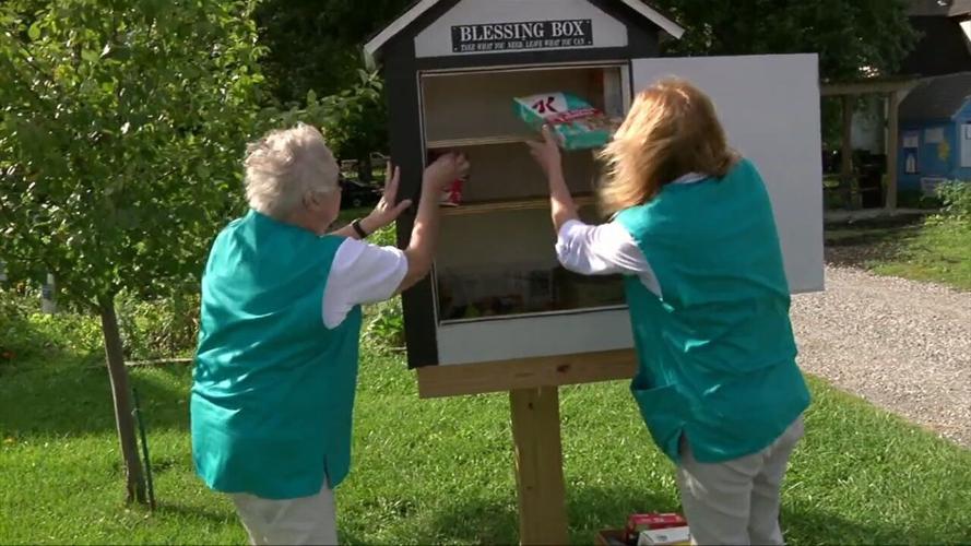 Mercy Health installs Blessing Box to help those struggling with food