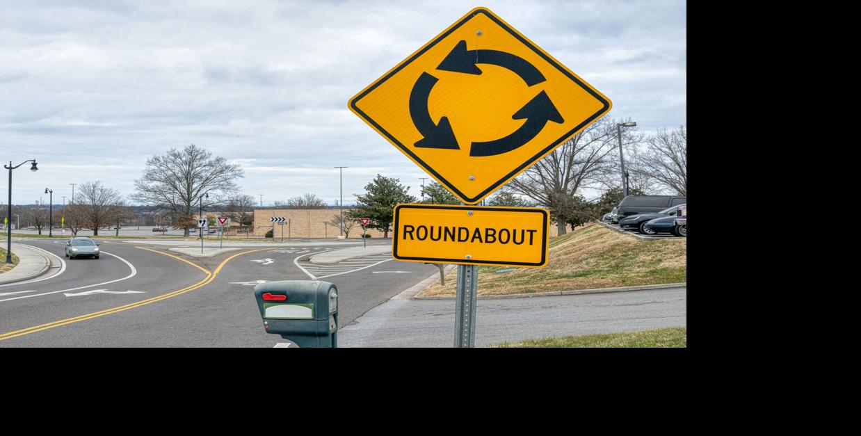 Traffic Roundabout Sign