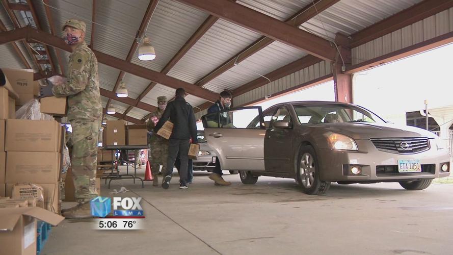 West Ohio Food Bank holds largest distribution to date, AEP Ohio helped with a large donation