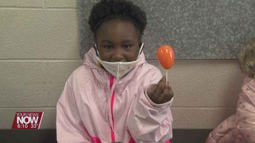 Lima City School students happy to hunt Easter Eggs despite colder temperatures