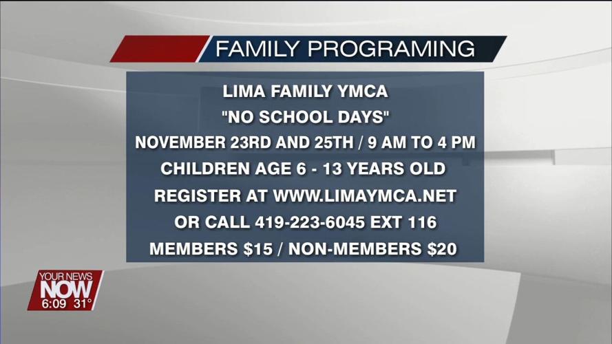 Lima Family YMCA's "No School Days" is a great way to keep kids active