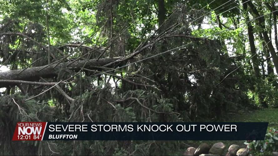 Overnight storms knock out power to thousands in the area