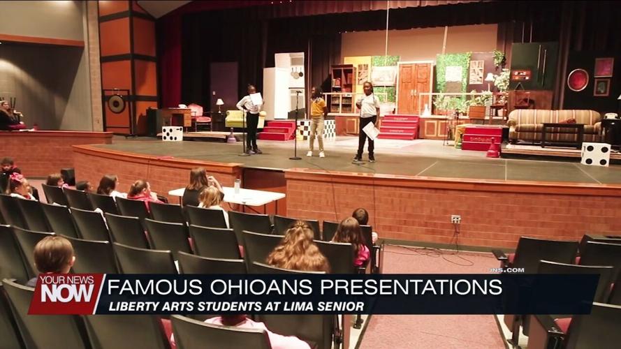Liberty Arts Magnet students take to the stage for famous Ohioan research project