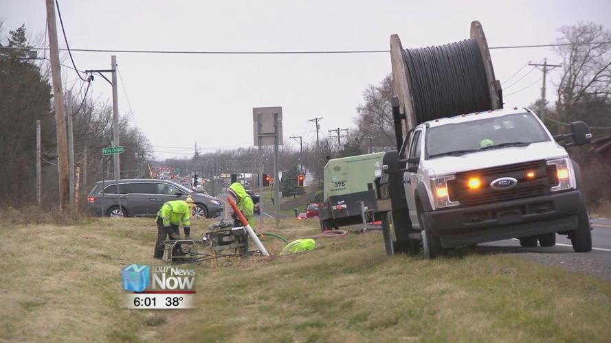 Crews working to repair wind damage
