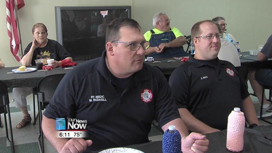 Lima Towers residents treat Lima fire and police to lunch 1.jpg