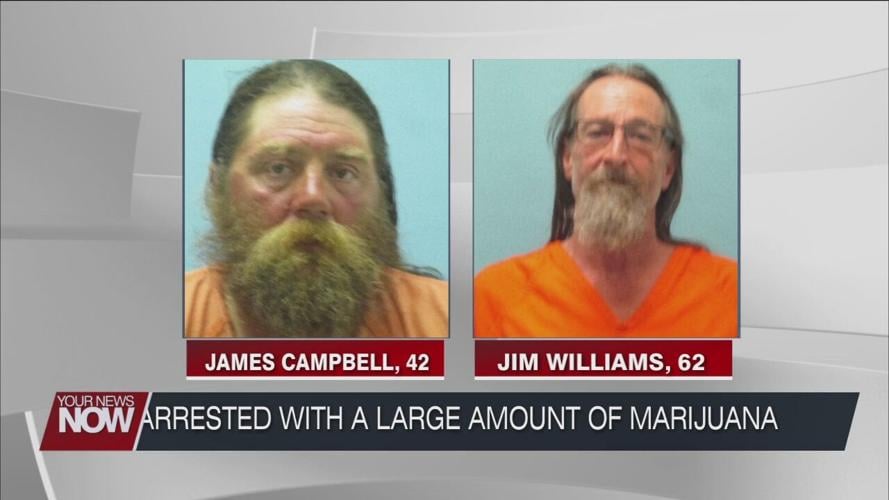 2 Van Wert men were arrested with over 40 lbs. of Marijuana