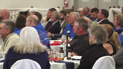 Ohio Republican Gubernatorial Candidate Vivek Ramaswamy speaks at Mercer County Republican Party Reagan Day Dinner