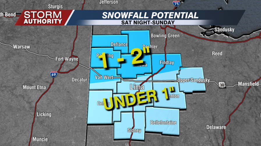 Snow Potential SAT Night - SUN