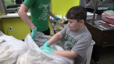 St. Gerard students lend a hand during Lent at Our Daily Bread