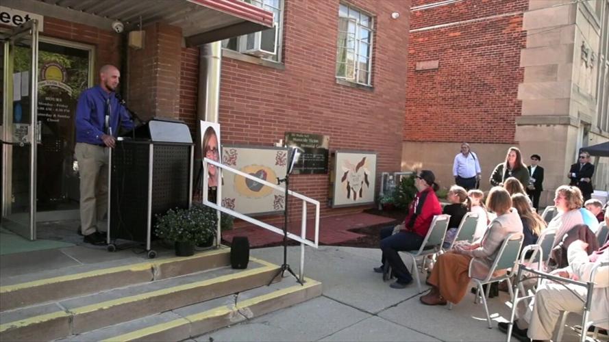 Community honors Phyllis Neff as Homicide Victim Memorial Garden is rededicated in her name