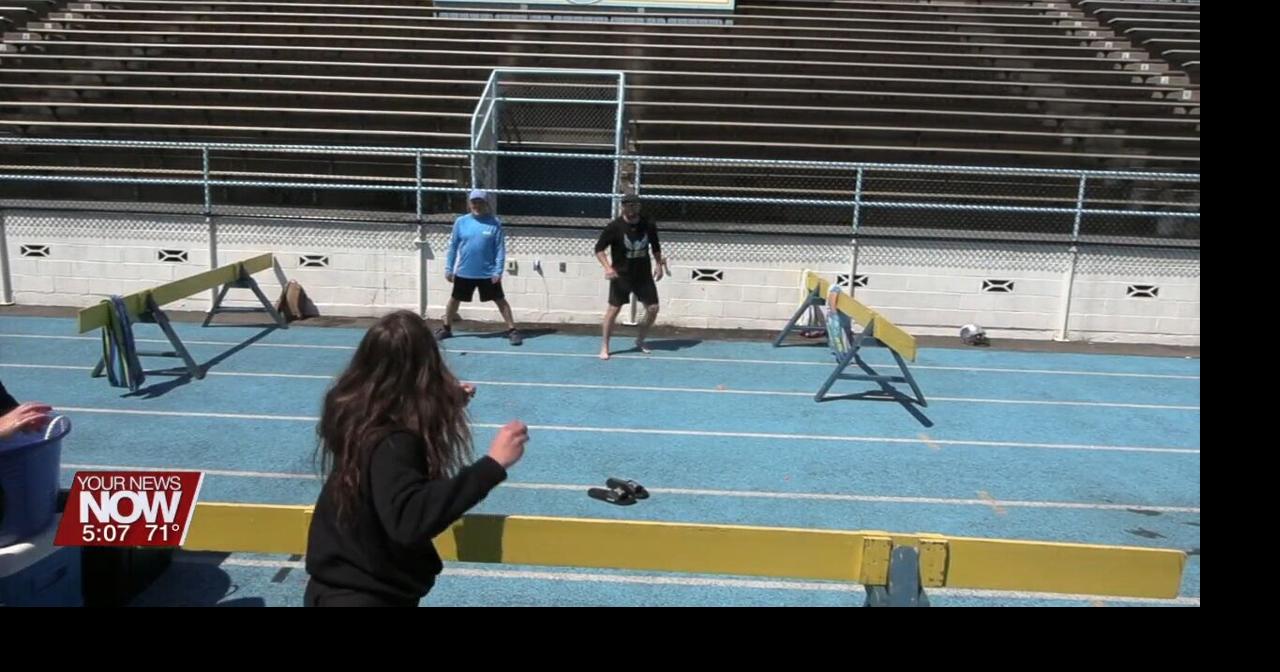 Students at Bath use water balloons to raise money for fellow student injured in an accident