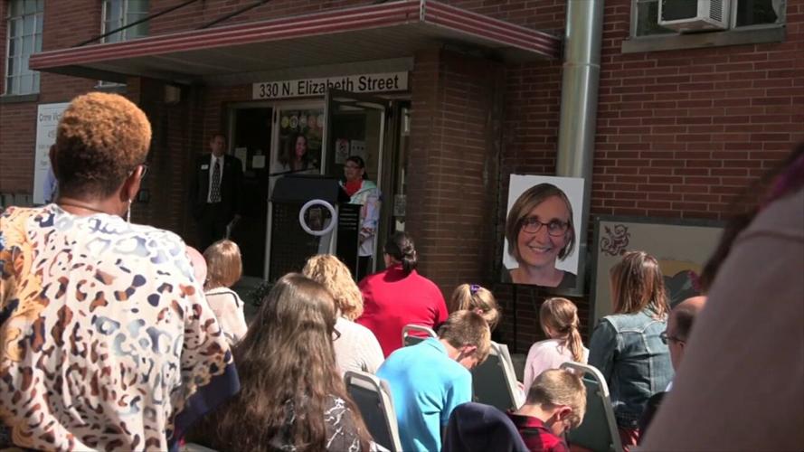 Community honors Phyllis Neff as Homicide Victim Memorial Garden is rededicated in her name