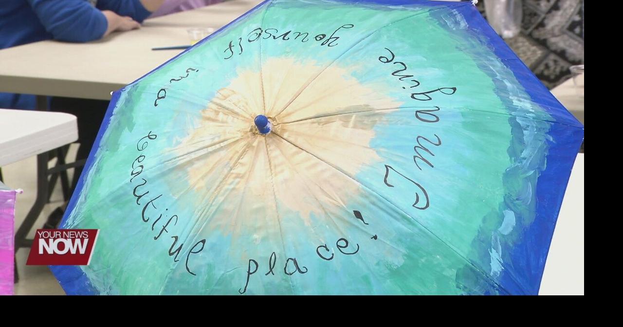 Umbrella art to spread awareness during Sexual Assault Awareness Month