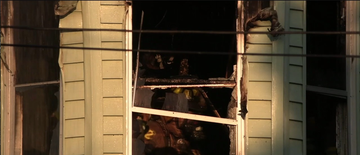 Two-alarm fire severely damages a home on S. Metcalf Street